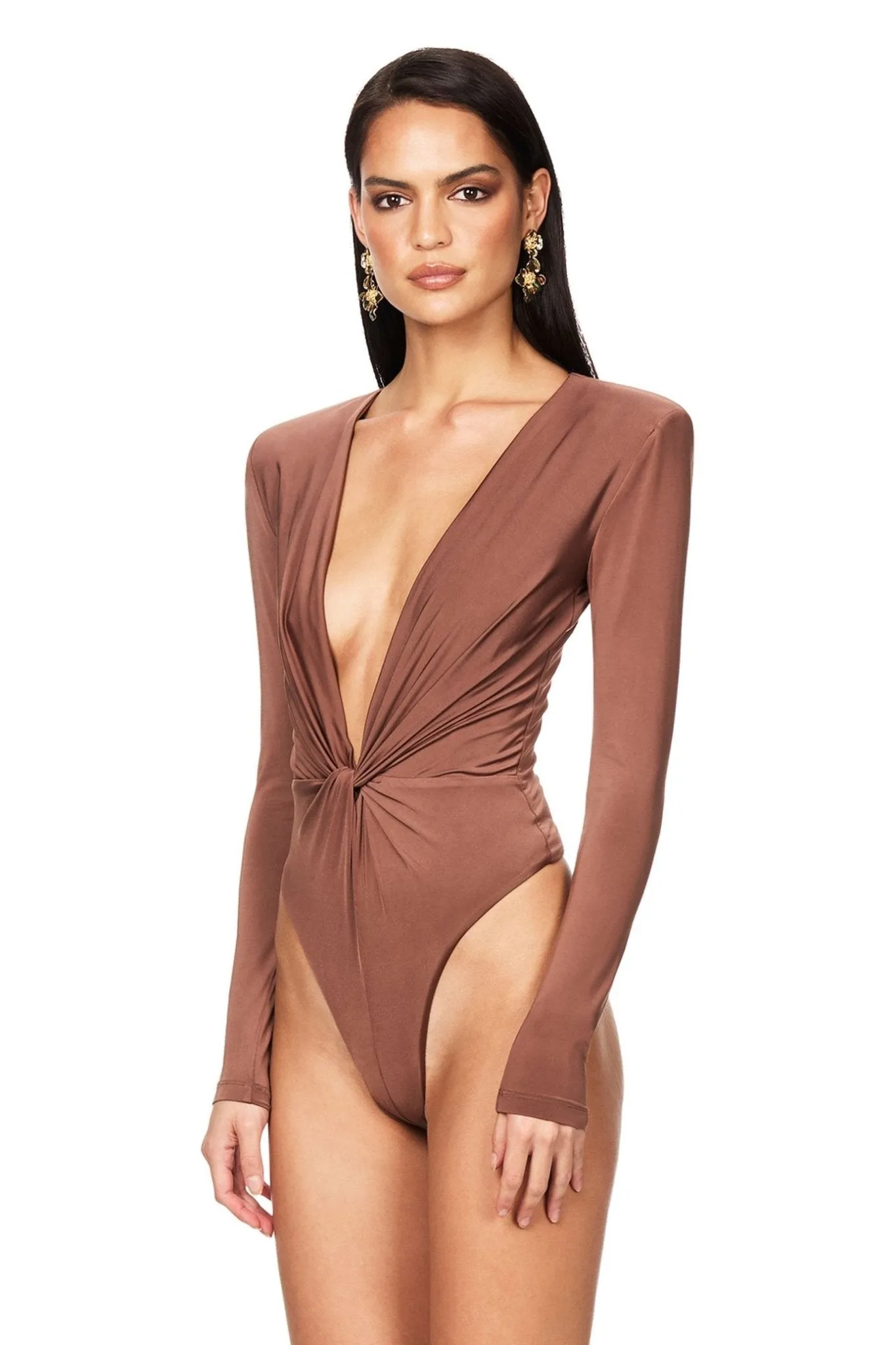 Nookie Legacy Bodysuit - Cognac