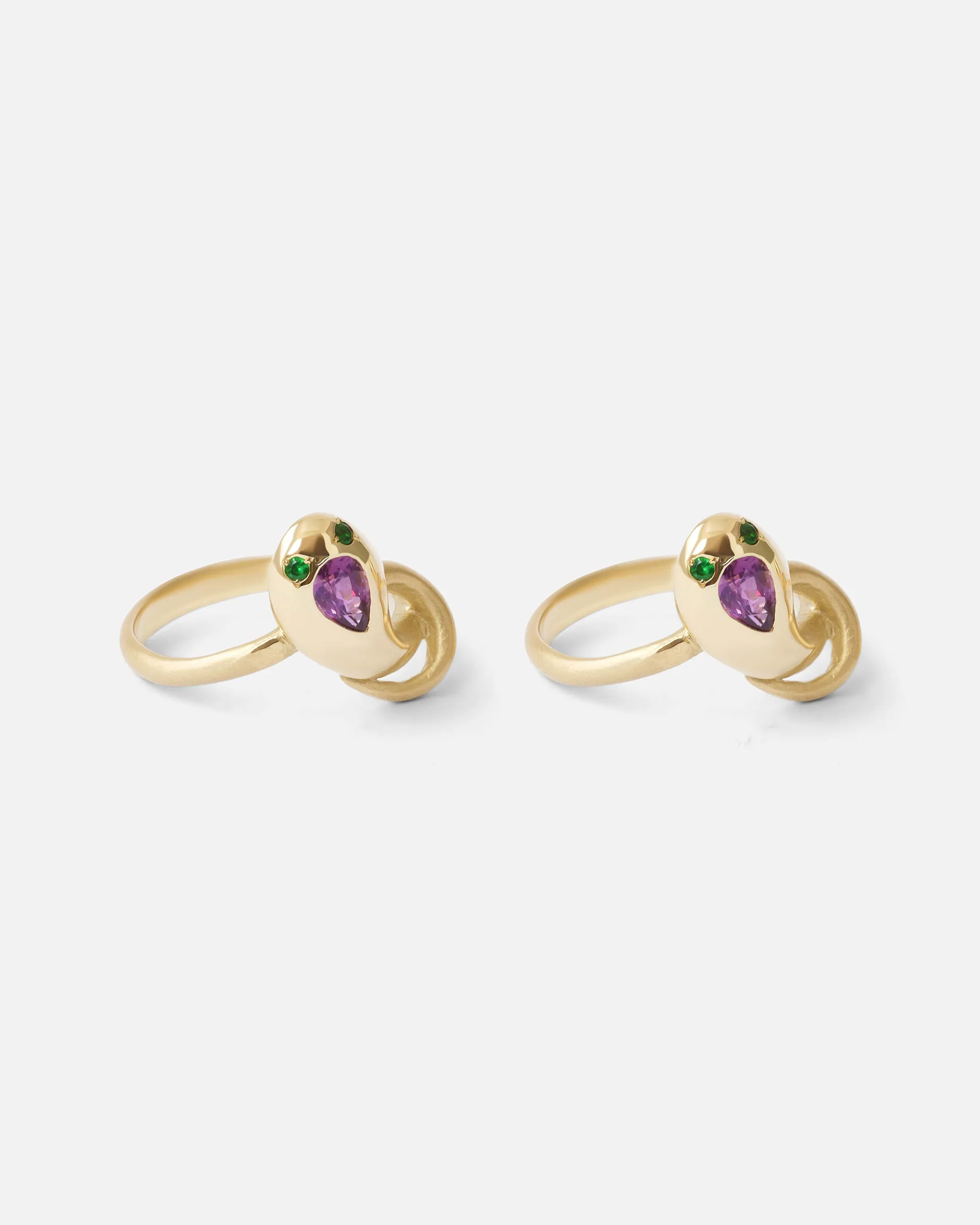 Nudum Serpentes Ring / Purple Sapphire