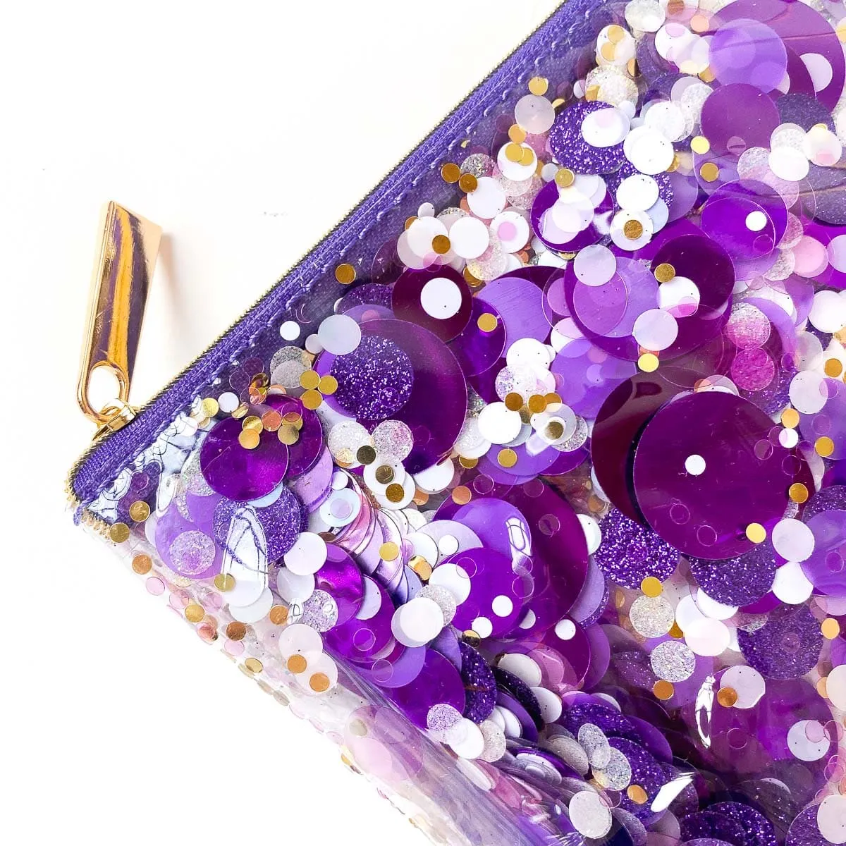 Packed Party Spirit Squad Purple Crush Confetti Everything Pouch