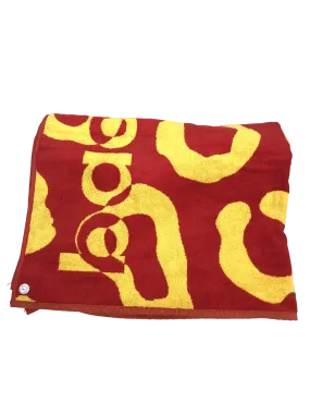 Paco Rabanne Multicoloured Patterned Red & Yellow Beach Towel One Size