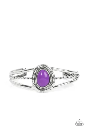 Paparazzi Ethereal Enthusiast - Purple Cuff Bracelet