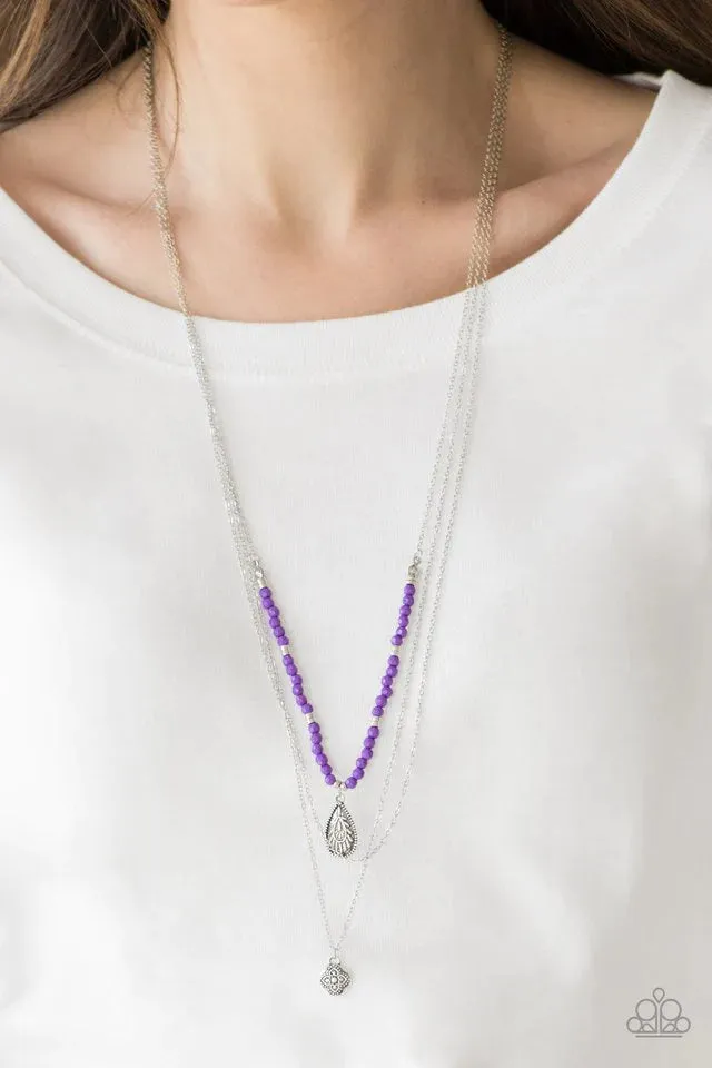 Paparazzi Necklace Mild Wild - Purple