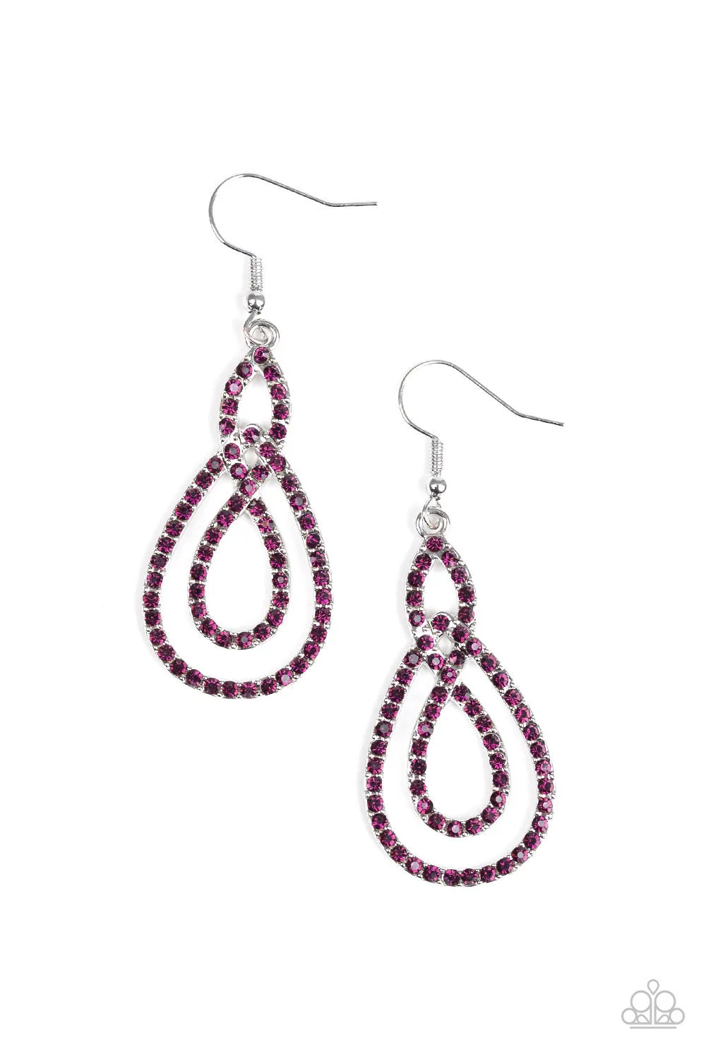 Paparazzi Sassy Sophistication Purple Earrings