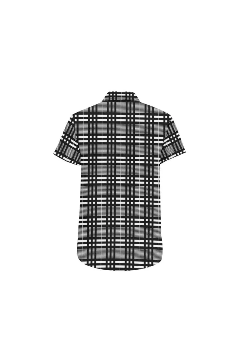 Plaid Player Men's All Over Print Short Sleeve Shirt