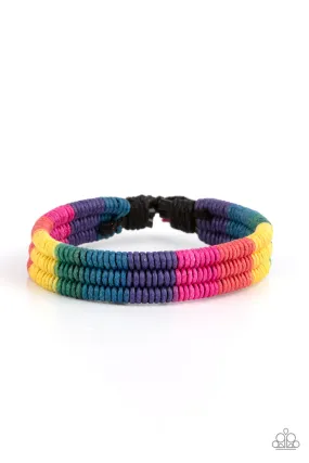 Rainbow Renegade - Multi Paparazzi Bracelet