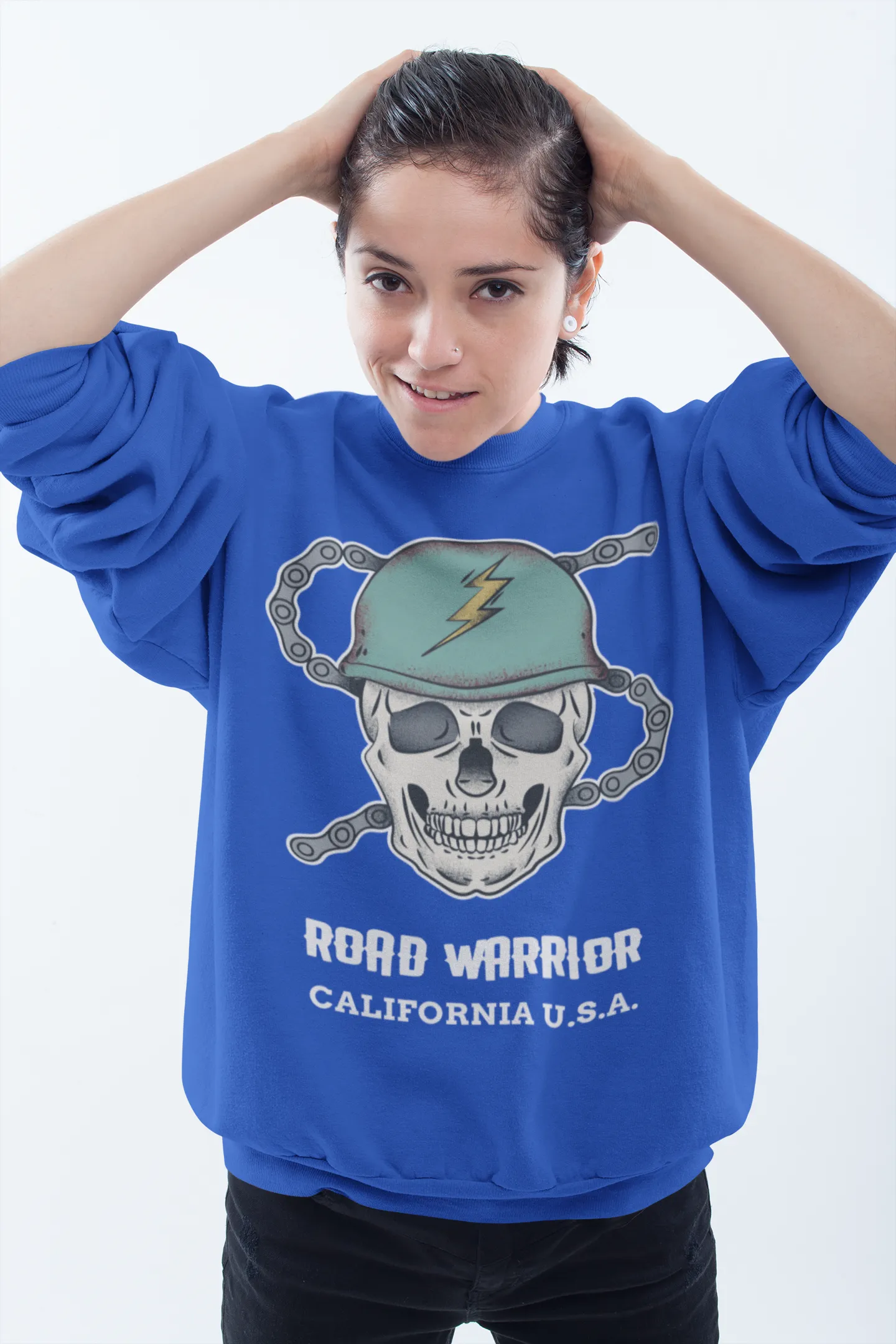 Road Warrior HD Crewneck Sweatshirt