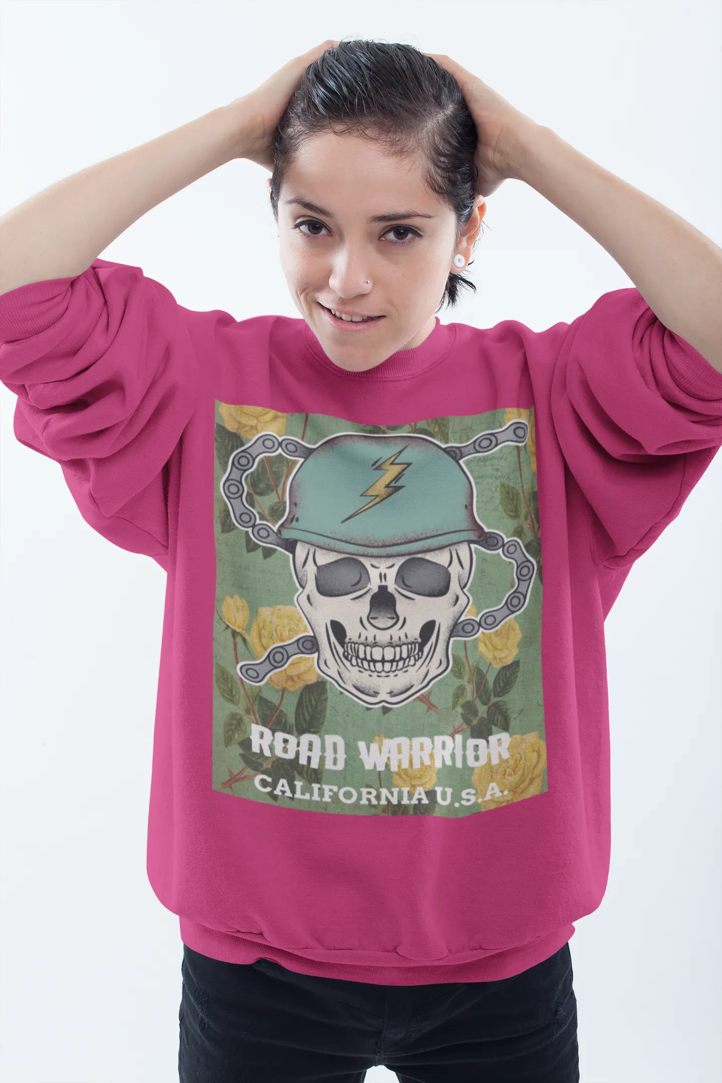 Road Warrior HD Crewneck Sweatshirt