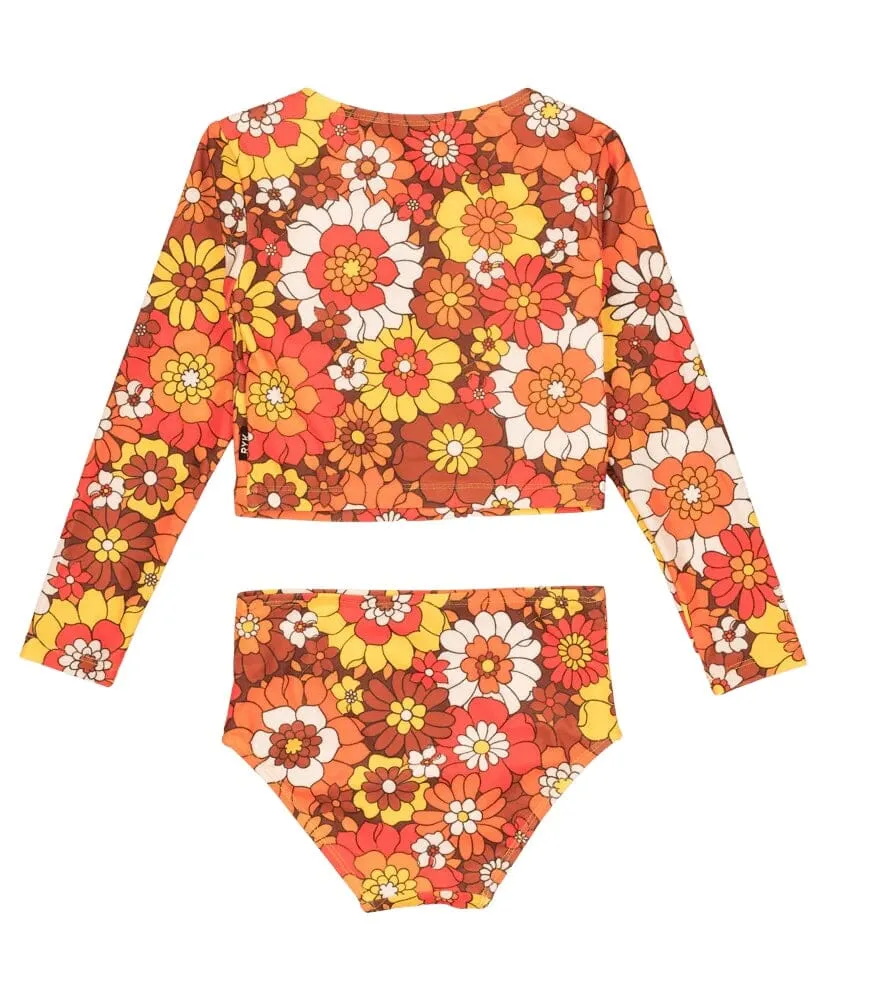 Rock Your Kid - ALOHA MARIGOLD RASHIE SET