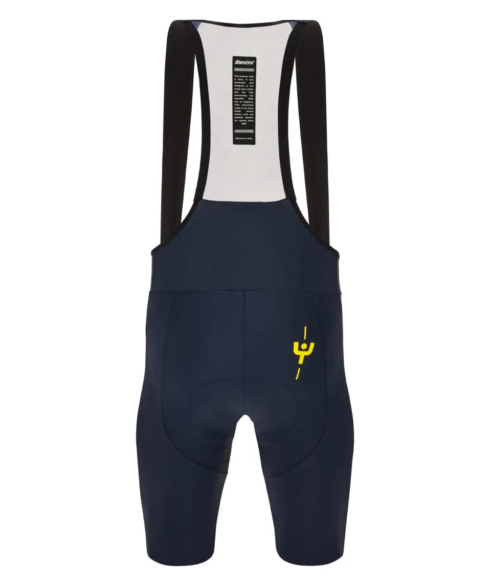 Santini Le Maillot Jaune Bib Shorts - Navy Blue