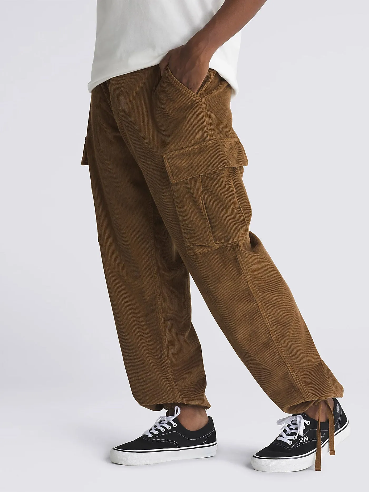 Service Cargo Cord Loose Tapered Pants