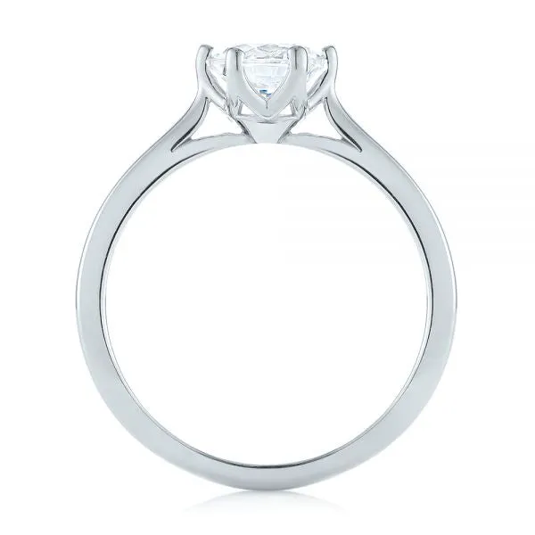 Six Prong Solitaire Diamond Engagement Ring [Setting Only] - EC046