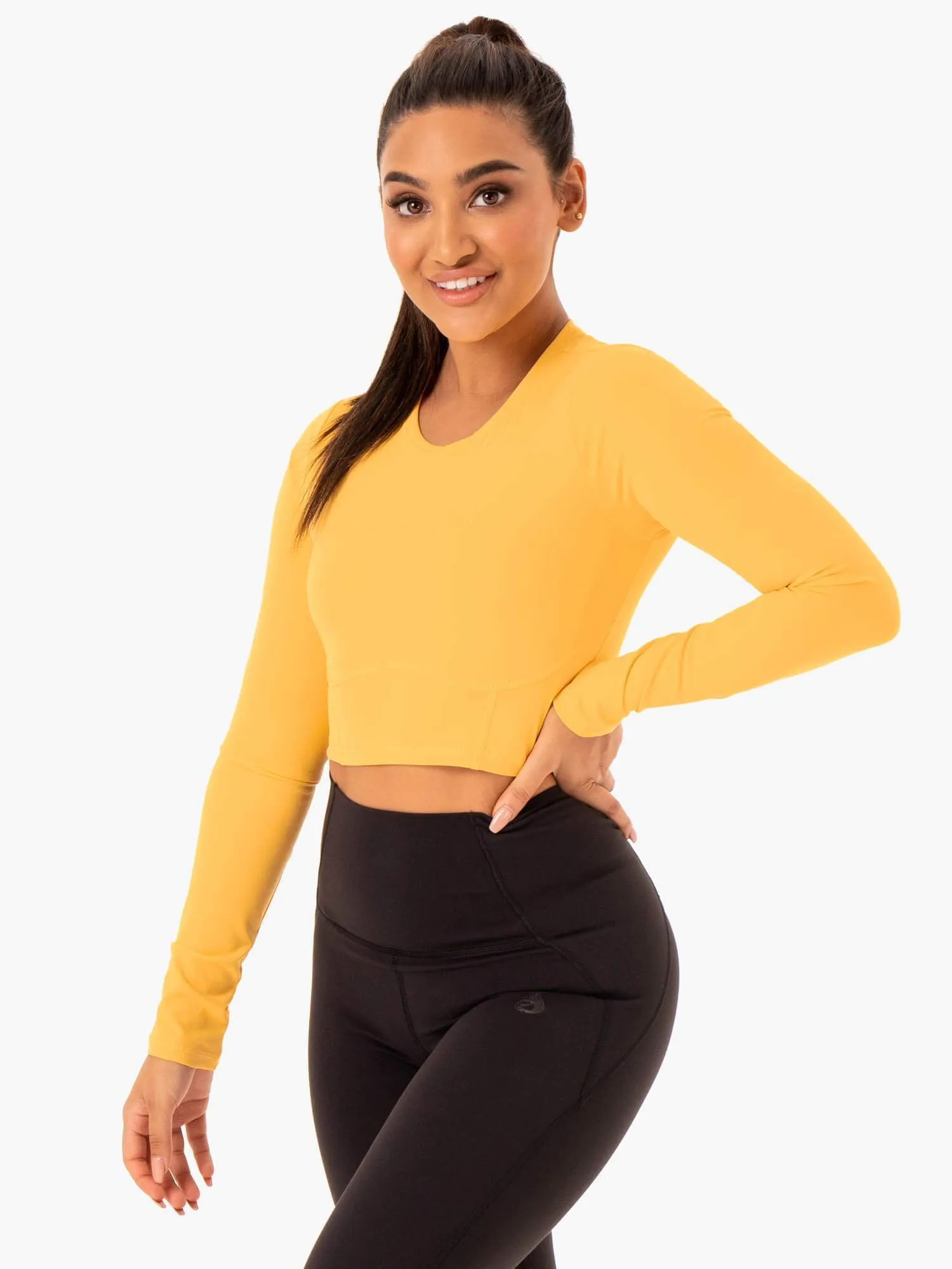 Sola Long Sleeve Top - Mango