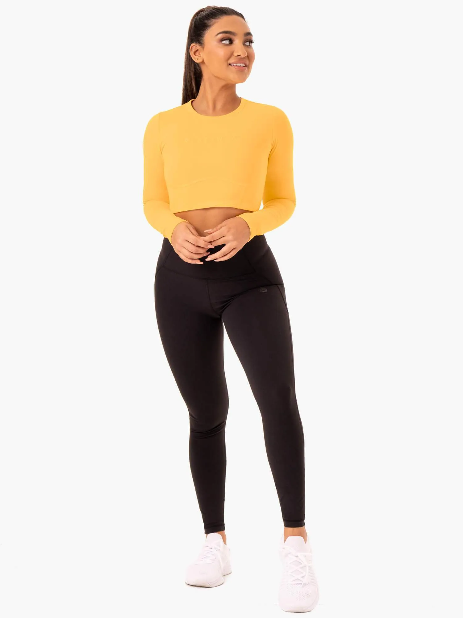 Sola Long Sleeve Top - Mango