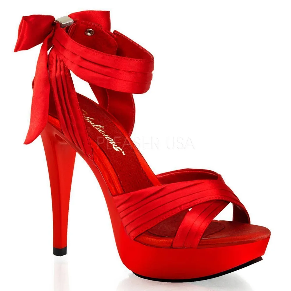 SS-COCKTAIL-568 Sandal | Red Fabric