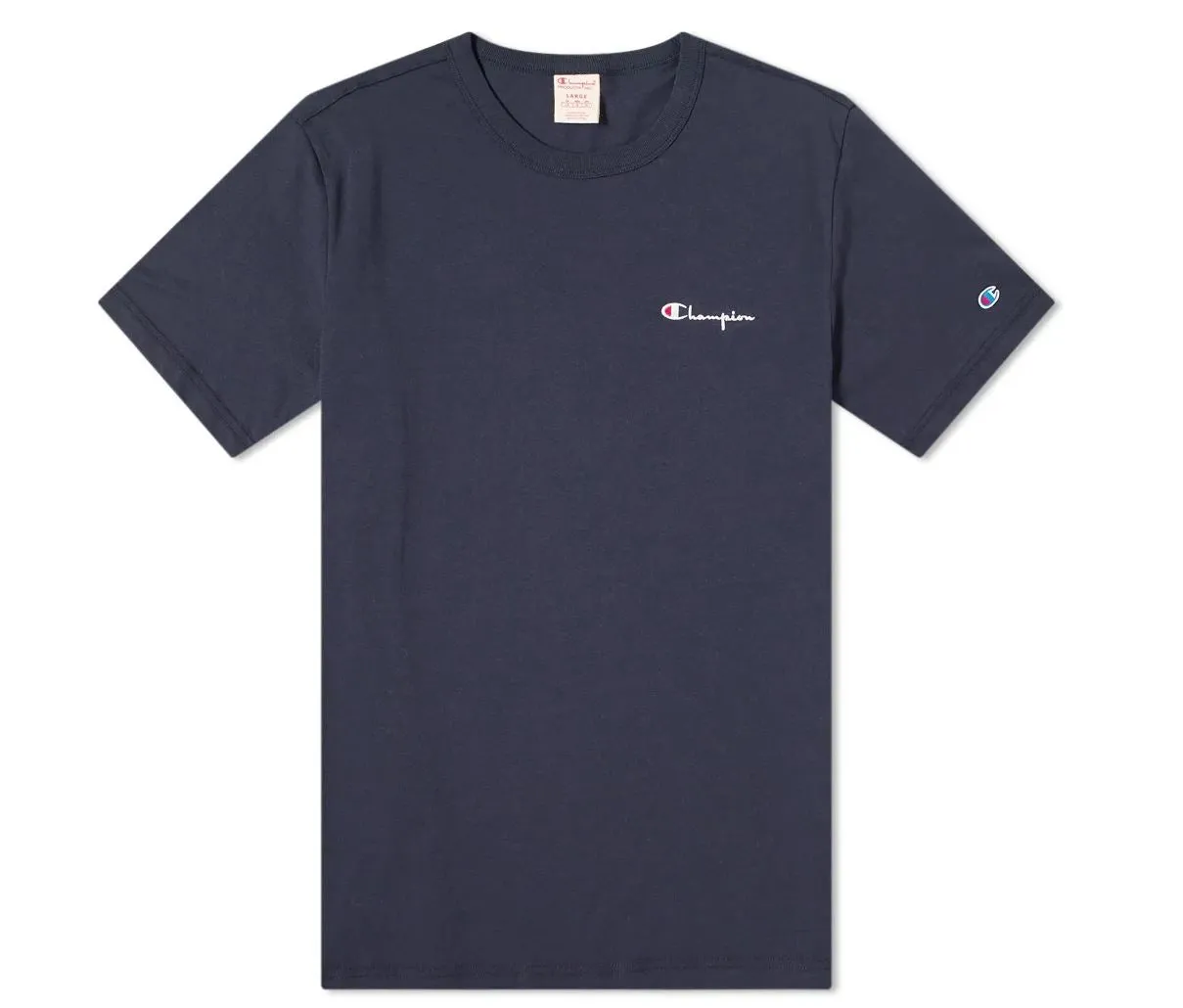 T-Shirt With Script Chest Logo 211985