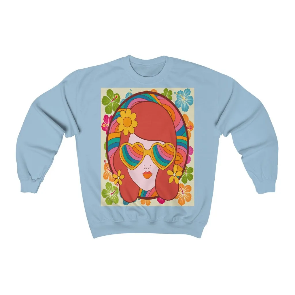 That 70s Girl HD Crewneck Sweatshirt