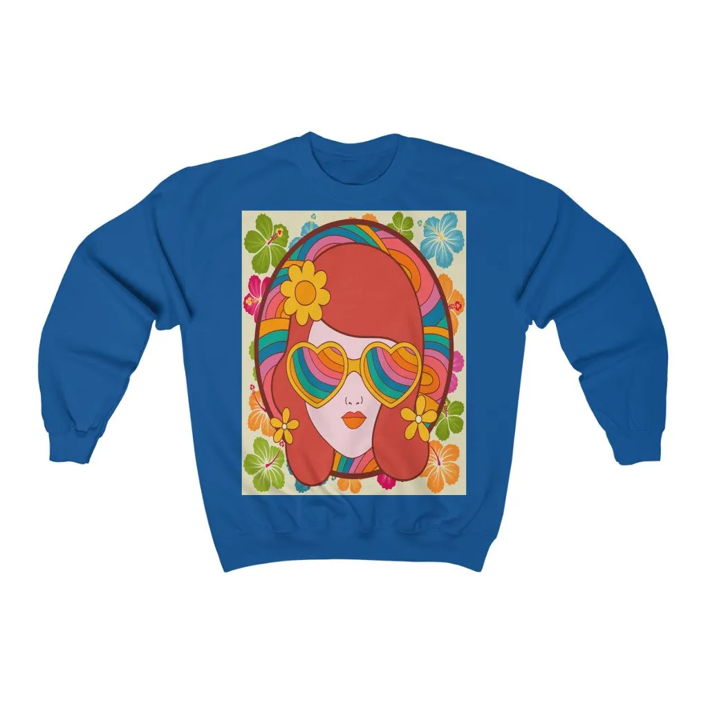 That 70s Girl HD Crewneck Sweatshirt