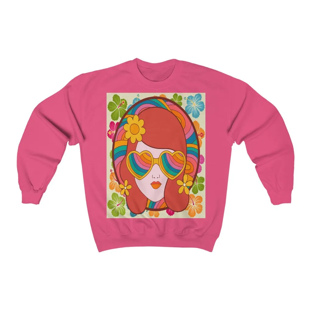 That 70s Girl HD Crewneck Sweatshirt