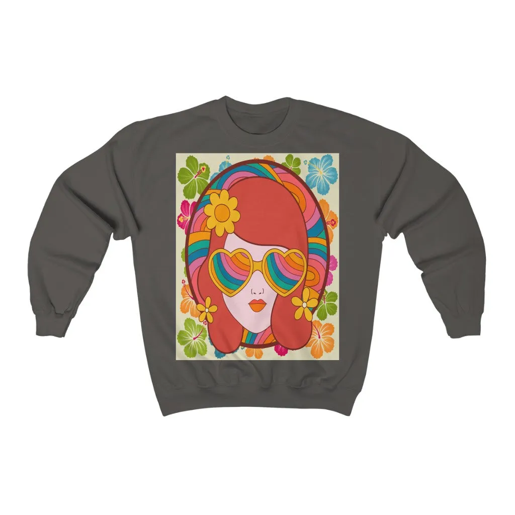 That 70s Girl HD Crewneck Sweatshirt