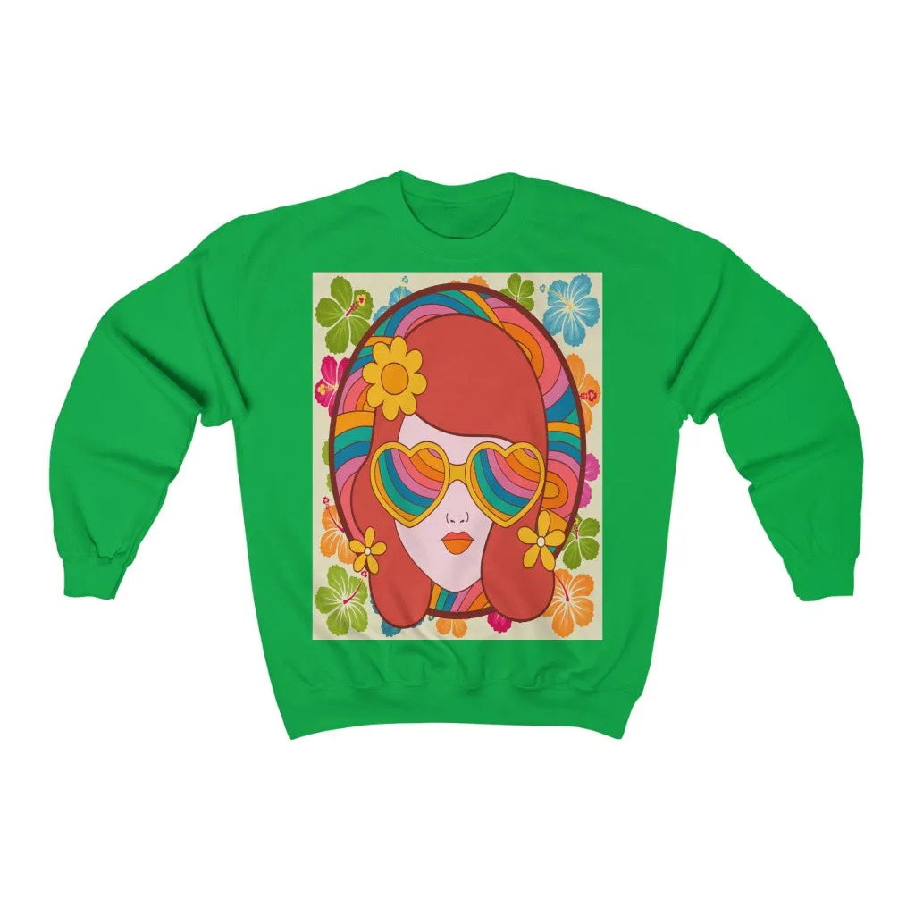 That 70s Girl HD Crewneck Sweatshirt