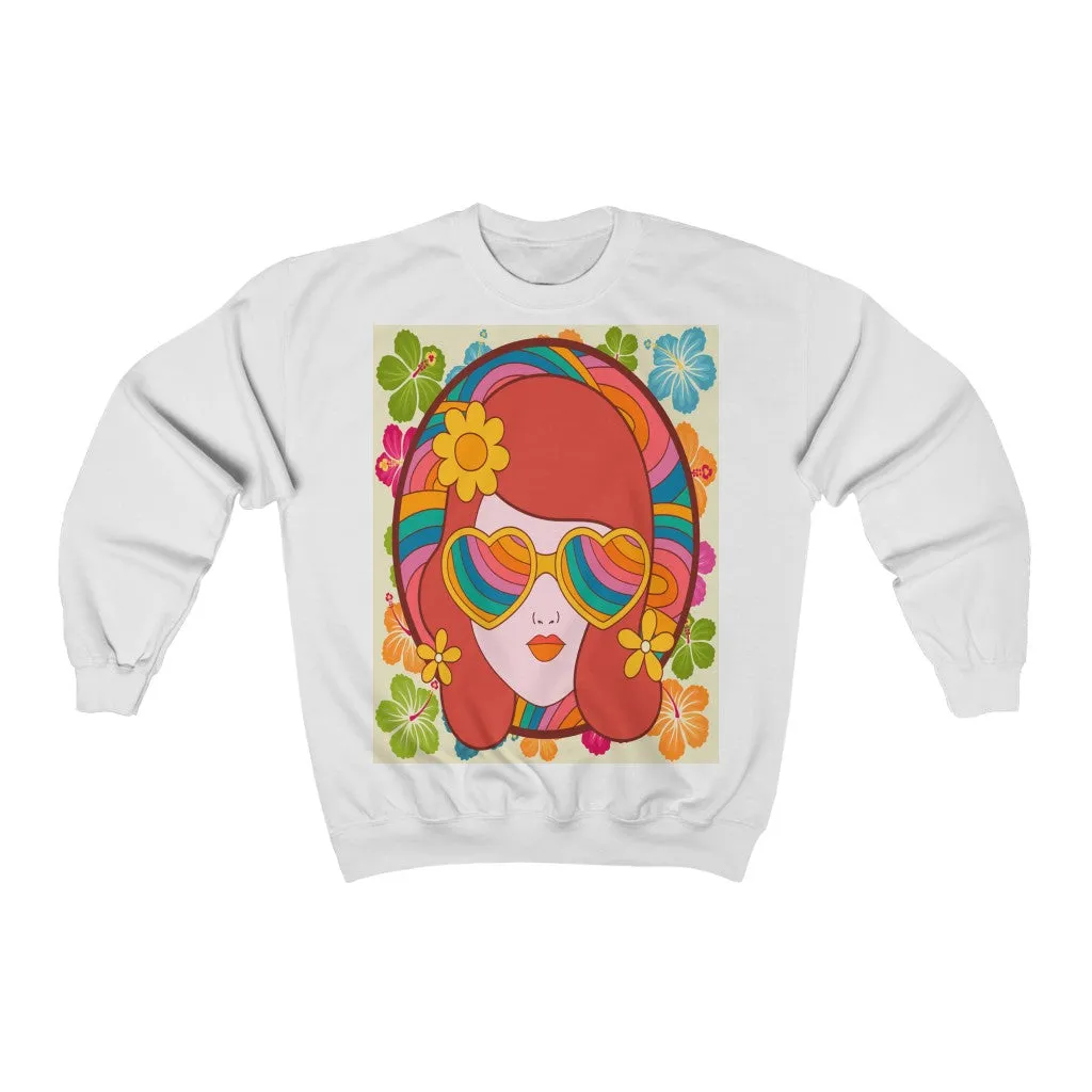 That 70s Girl HD Crewneck Sweatshirt