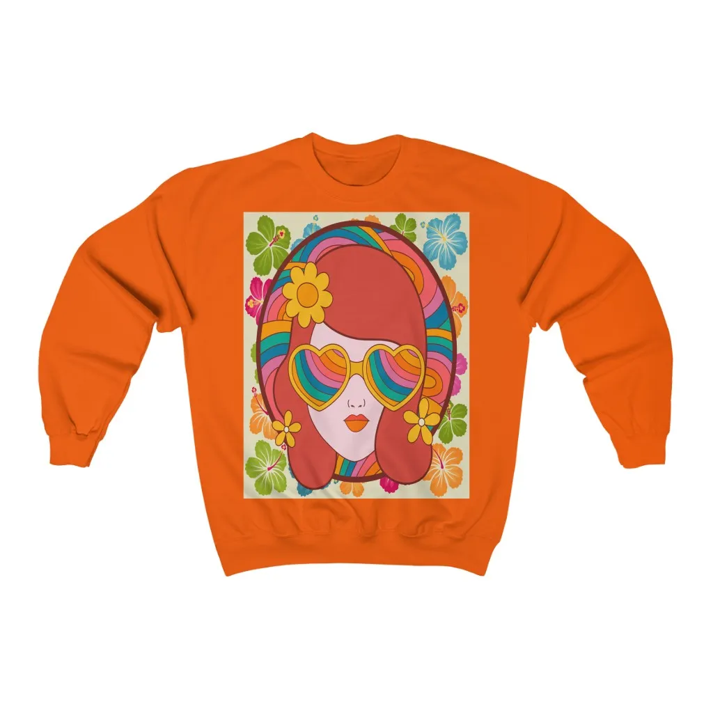 That 70s Girl HD Crewneck Sweatshirt