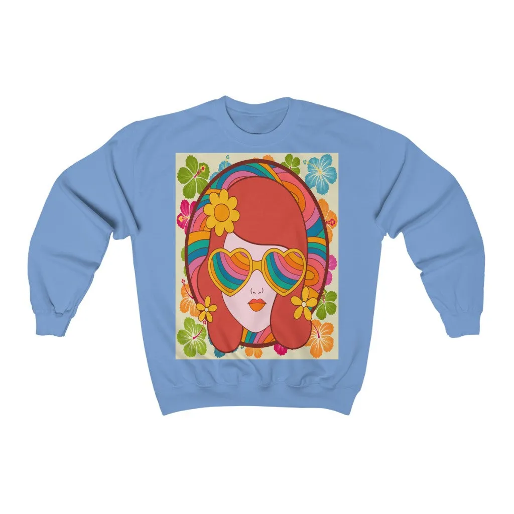 That 70s Girl HD Crewneck Sweatshirt