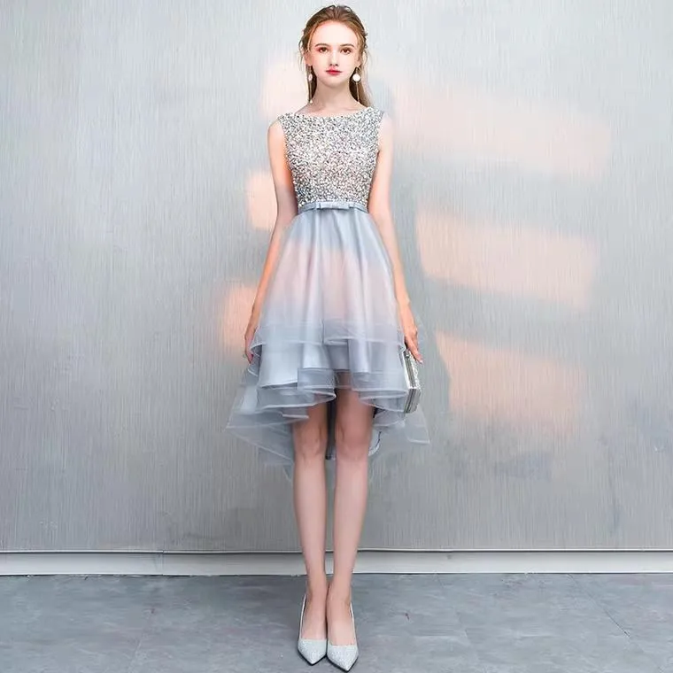 The Alethea Sleeveless Sequined Tulle Dress (Available in 3 colours)