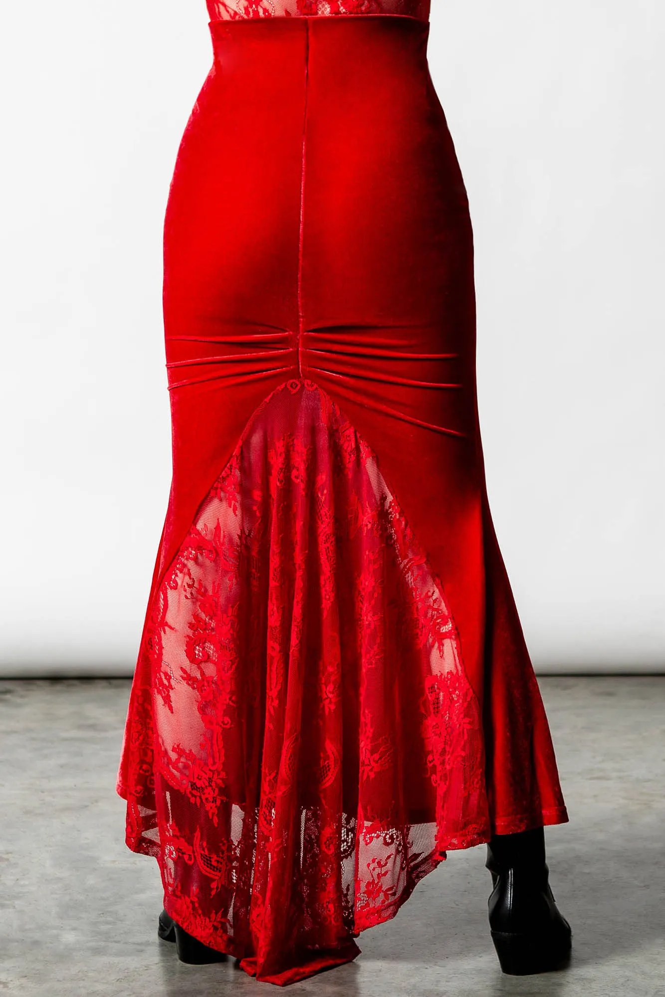 The Ghostess Maxi Skirt [SCARLET]