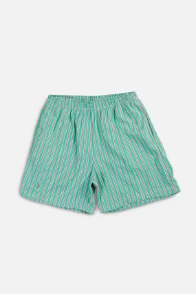 Unisex Rework Oxford Boxer Shorts - L