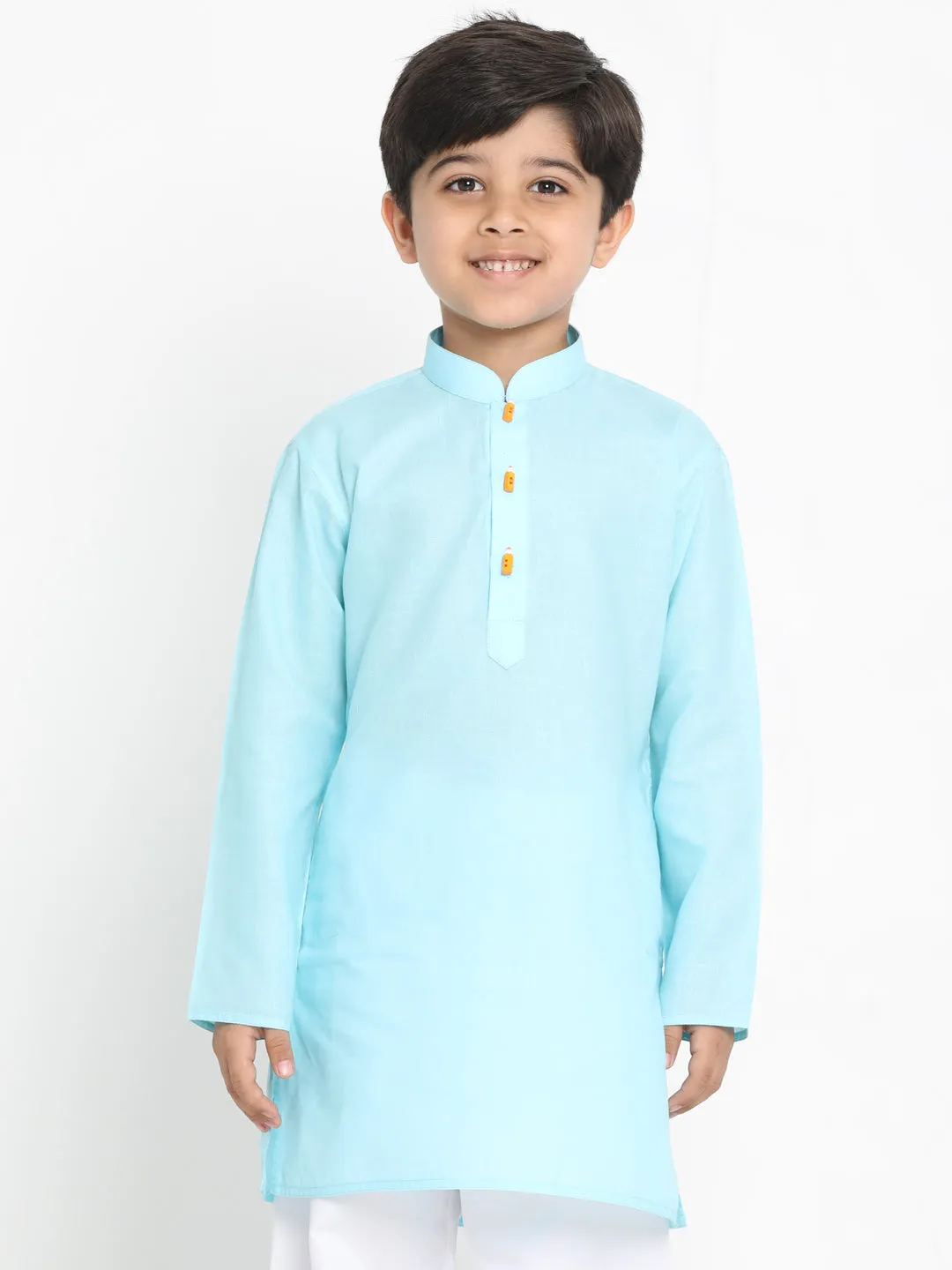 Vastramay Aqua Cotton Baap Beta Kurta