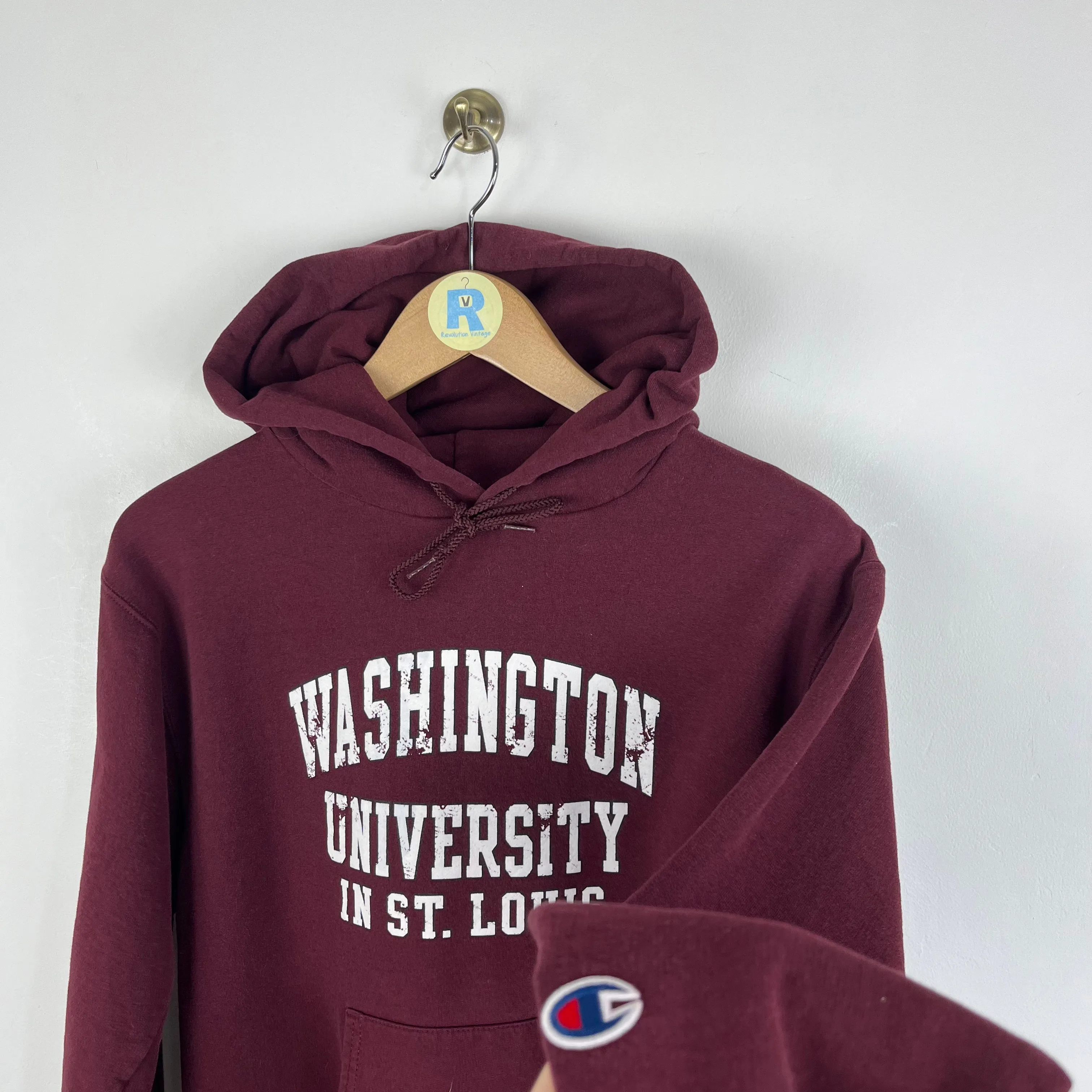 Vintage Champion Washington University Hoodie (S)