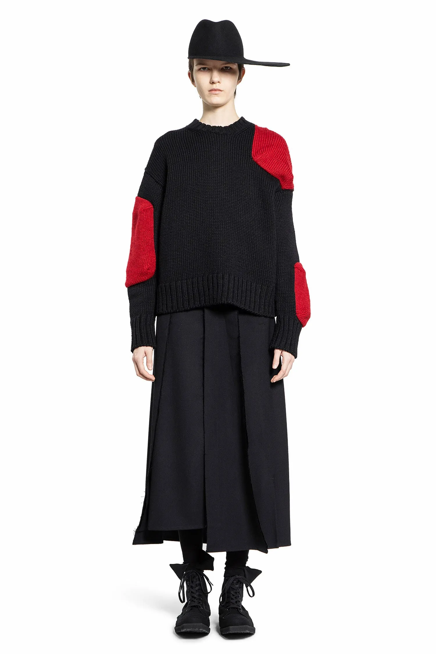 YOHJI YAMAMOTO WOMAN BLACK SKIRTS