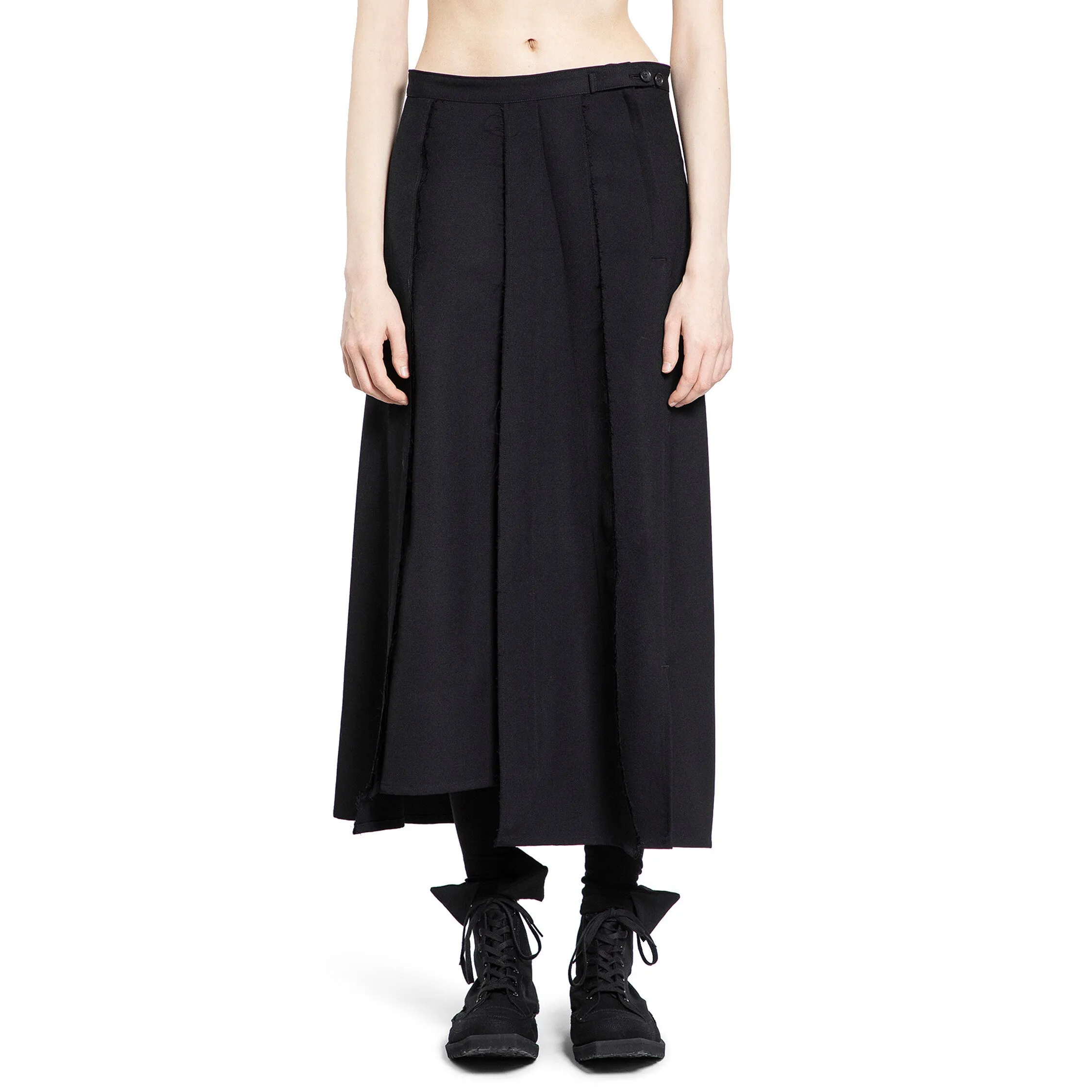 YOHJI YAMAMOTO WOMAN BLACK SKIRTS